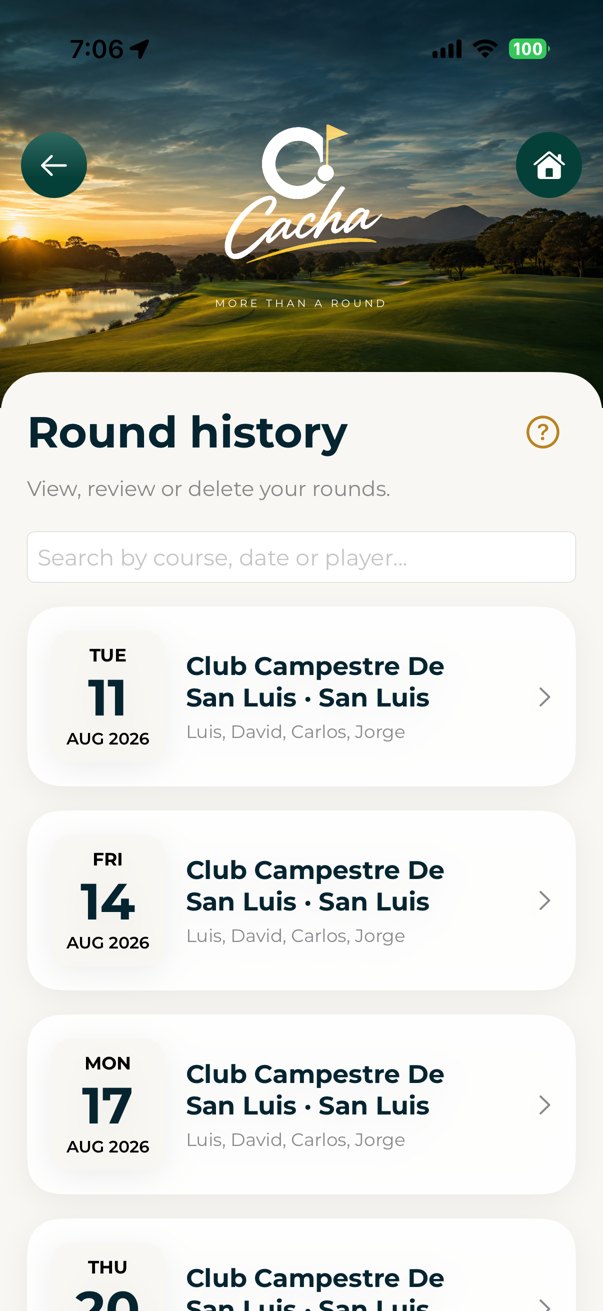 Round history